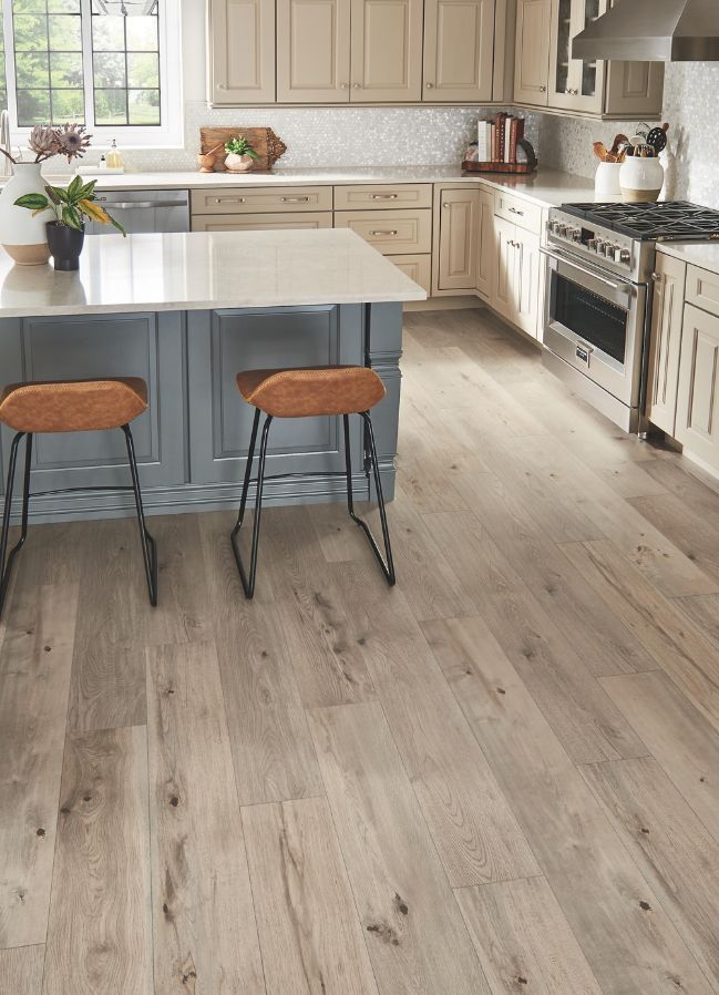 laminate flooring in a kitchen