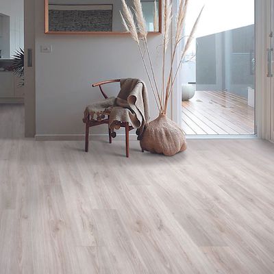 wood look laminate floors in a hallway